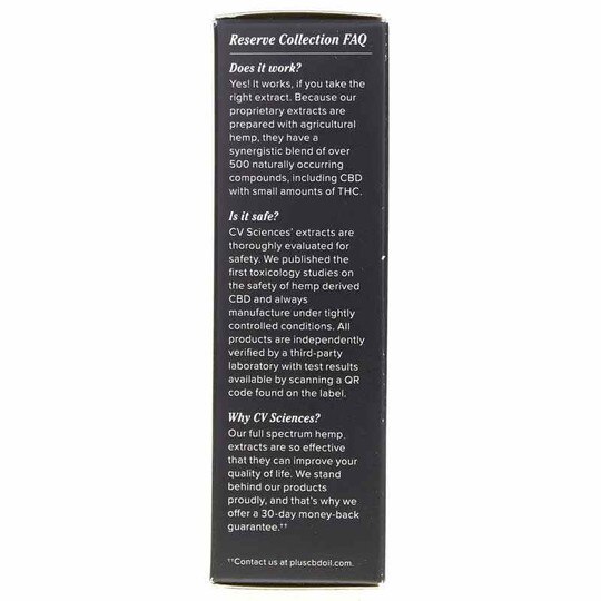 Reserve CBD 25 Mg, 1 Oz, PCBD